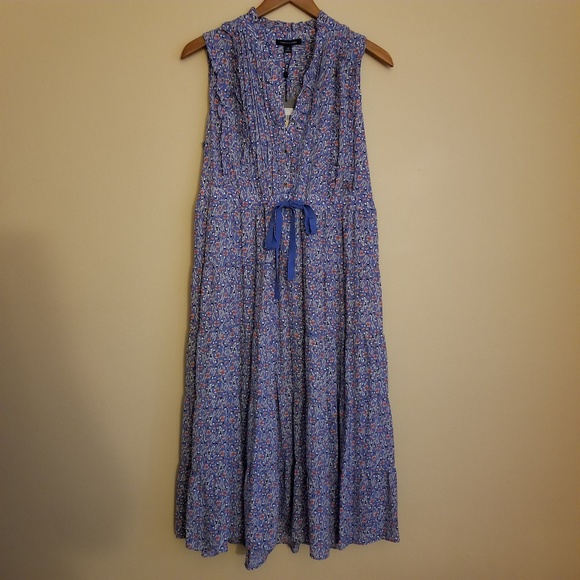 Tommy Hilfiger Blue Floral Romantic Dress - Picture 1 of 4
